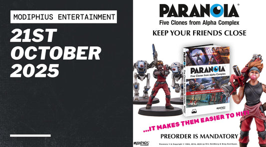 Modiphius Announces Five Clones From Alpha Complex Miniatures Range And Rulebook