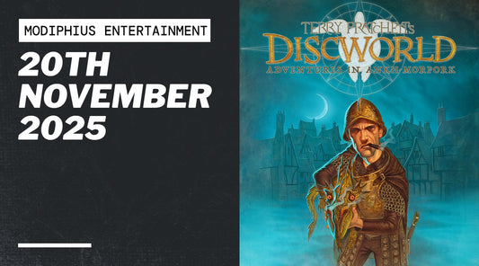 Modiphius Announces New Terry Pratchett Discworld® Games Coming in 2026