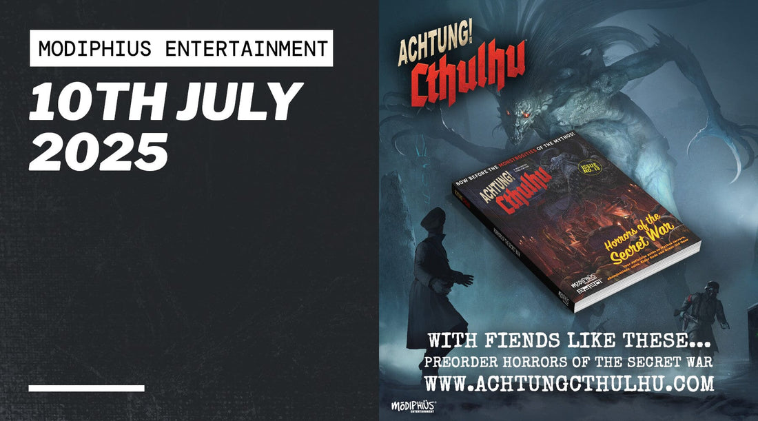 Modiphius launches a new tome of terrifying enemies and adversaries for Achtung! Cthulhu