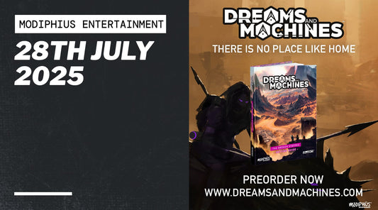 Modiphius Launches New Setting Guide for Dreams and Machines