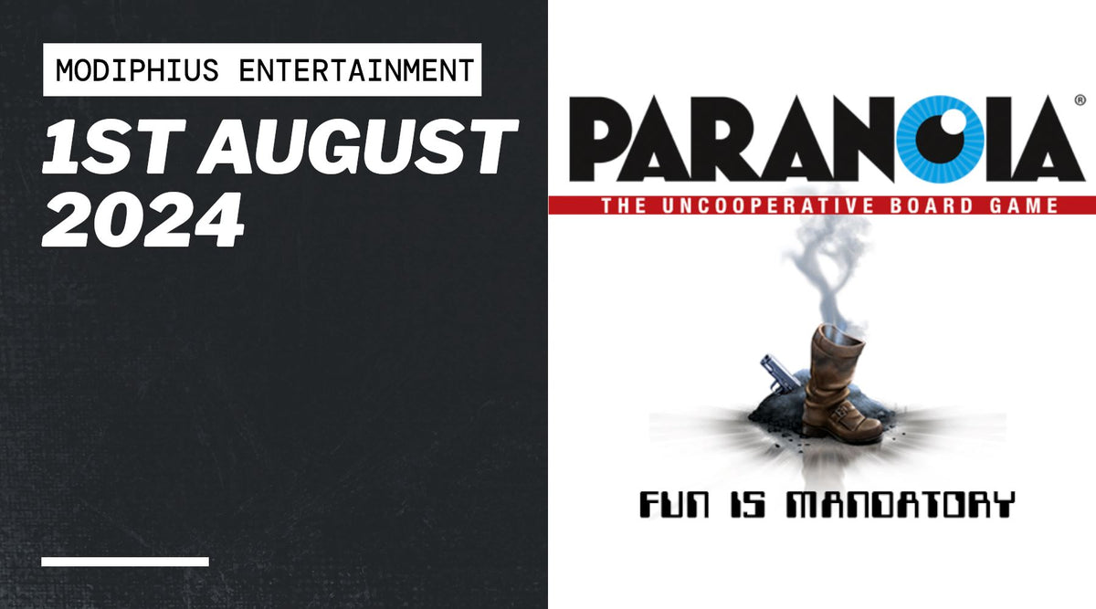 Paranoia - The Uncooperative Board Game Coming – Modiphius Entertainment