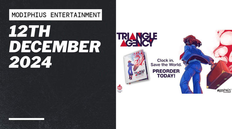 Triangle Agency Available for Pre-Order from Modiphius Entertainment