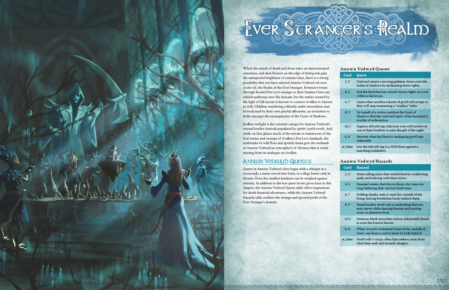 A Faeseeker's Guide to Avallen - Sourcebook Legends of Avallen Adder Stone Games 