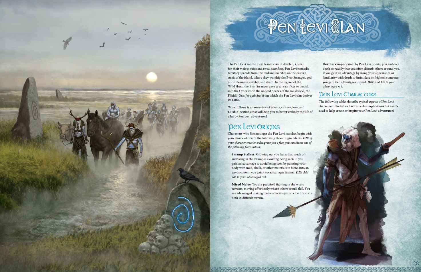 A Faeseeker's Guide to Avallen - Sourcebook Legends of Avallen Adder Stone Games 