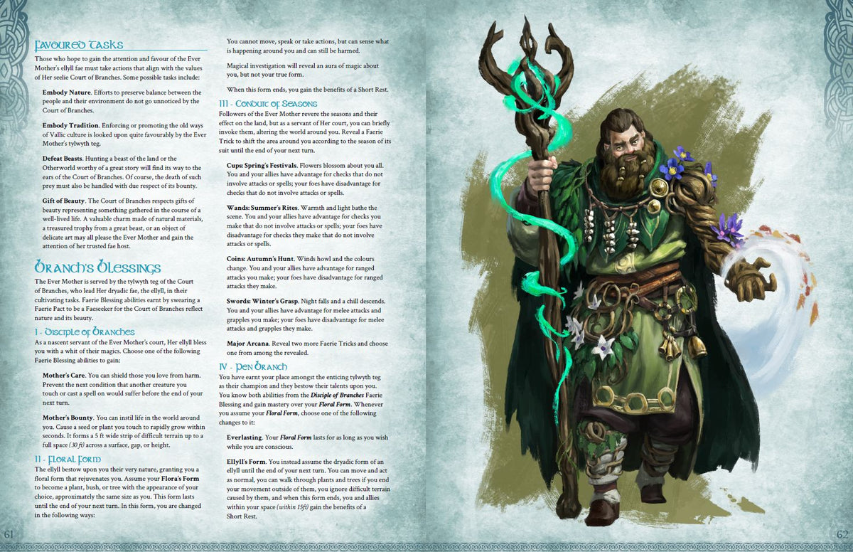 A Faeseeker's Guide to Avallen - Sourcebook Legends of Avallen Adder Stone Games 