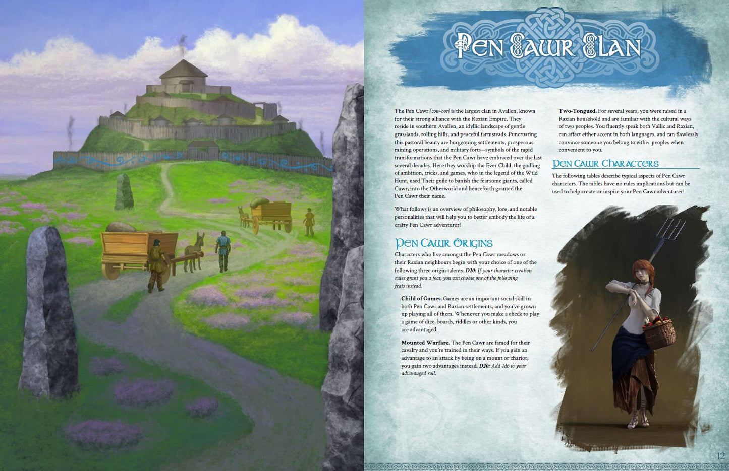 A Faeseeker's Guide to Avallen - Sourcebook Legends of Avallen Adder Stone Games 