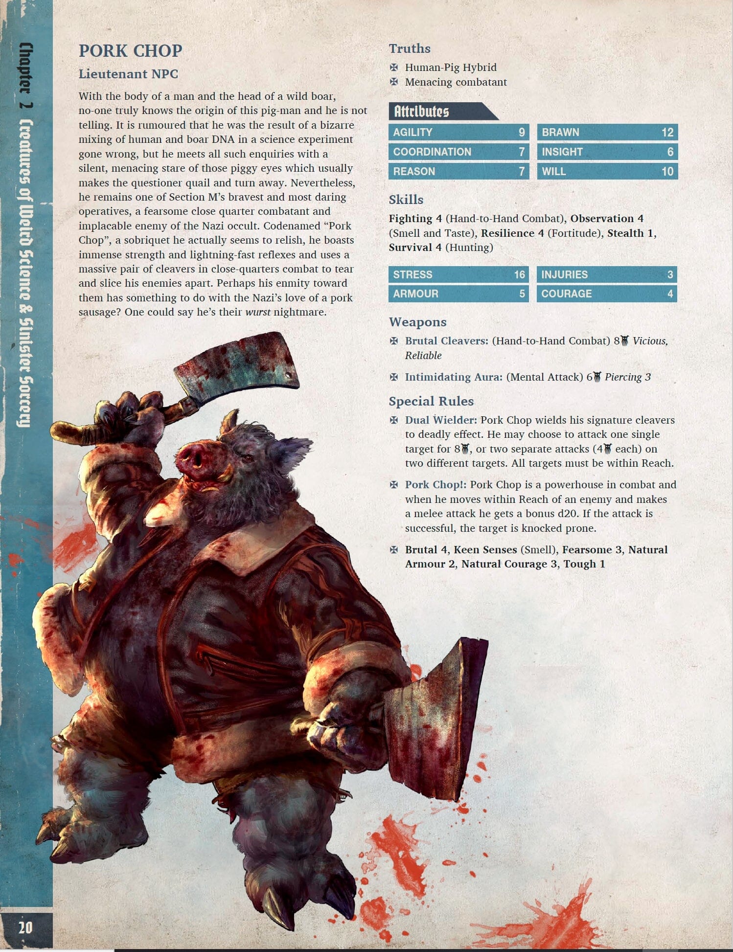 Achtung! Cthulhu 2d20: Horrors of the Secret War (PDF) Achtung! Cthulhu 2d20 Modiphius Entertainment 