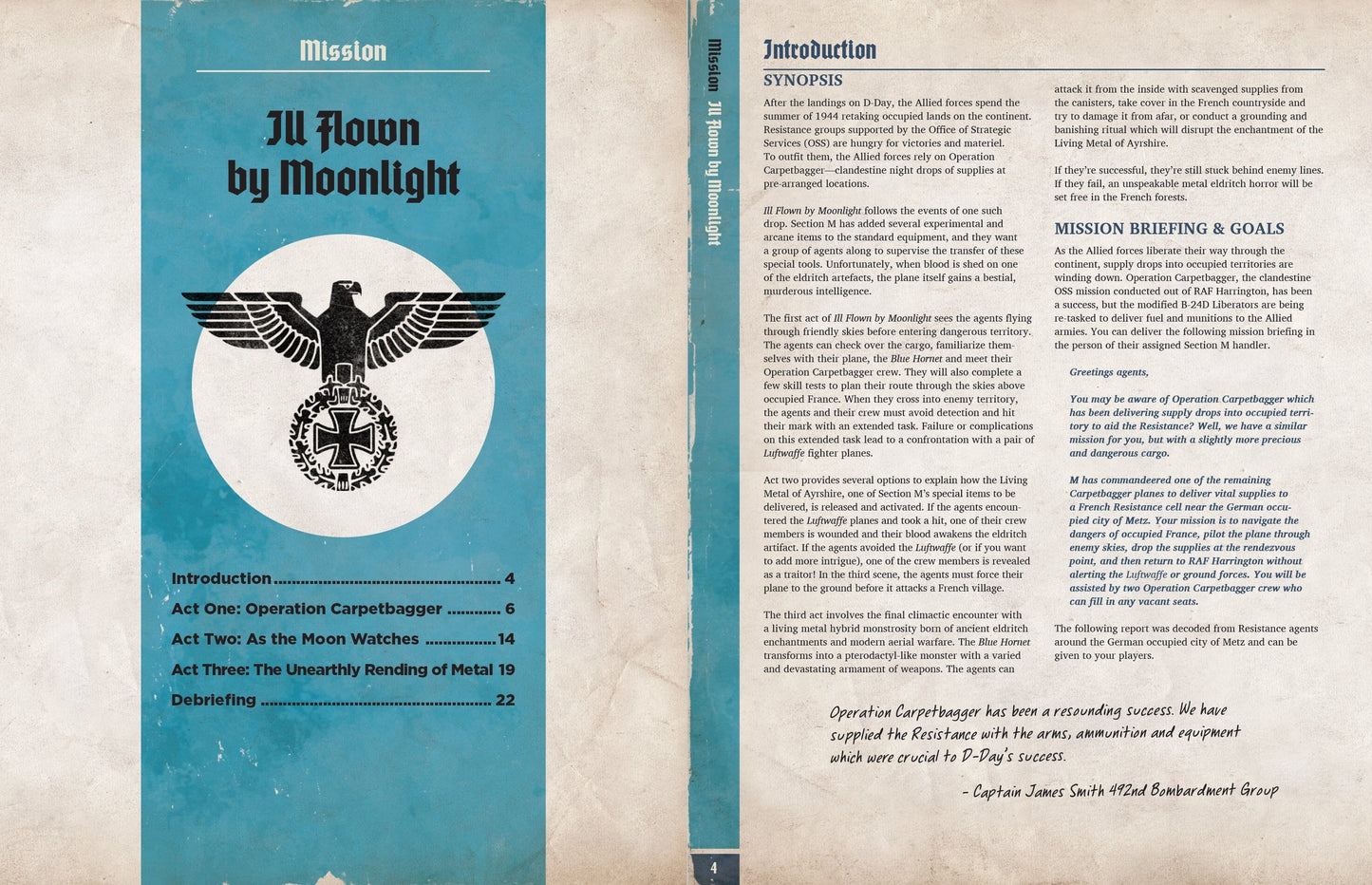 Achtung! Cthulhu 2d20 Ill Flown by Moonlight (PDF) Achtung! Cthulhu 2d20 Modiphius Entertainment 