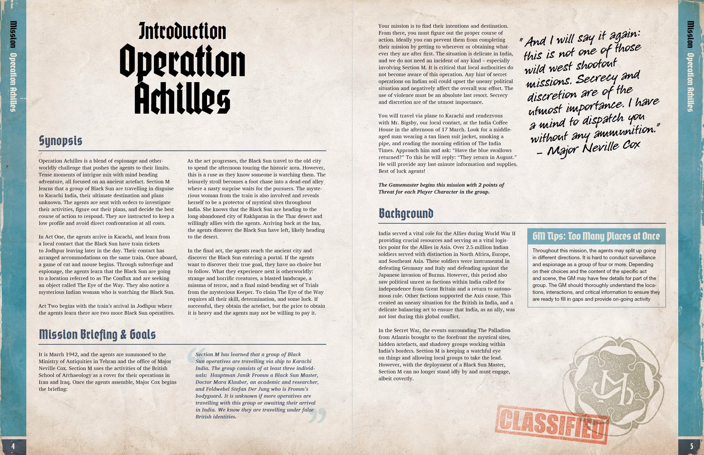 Achtung! Cthulhu 2d20: Operation Achilles (PDF) – Modiphius Entertainment