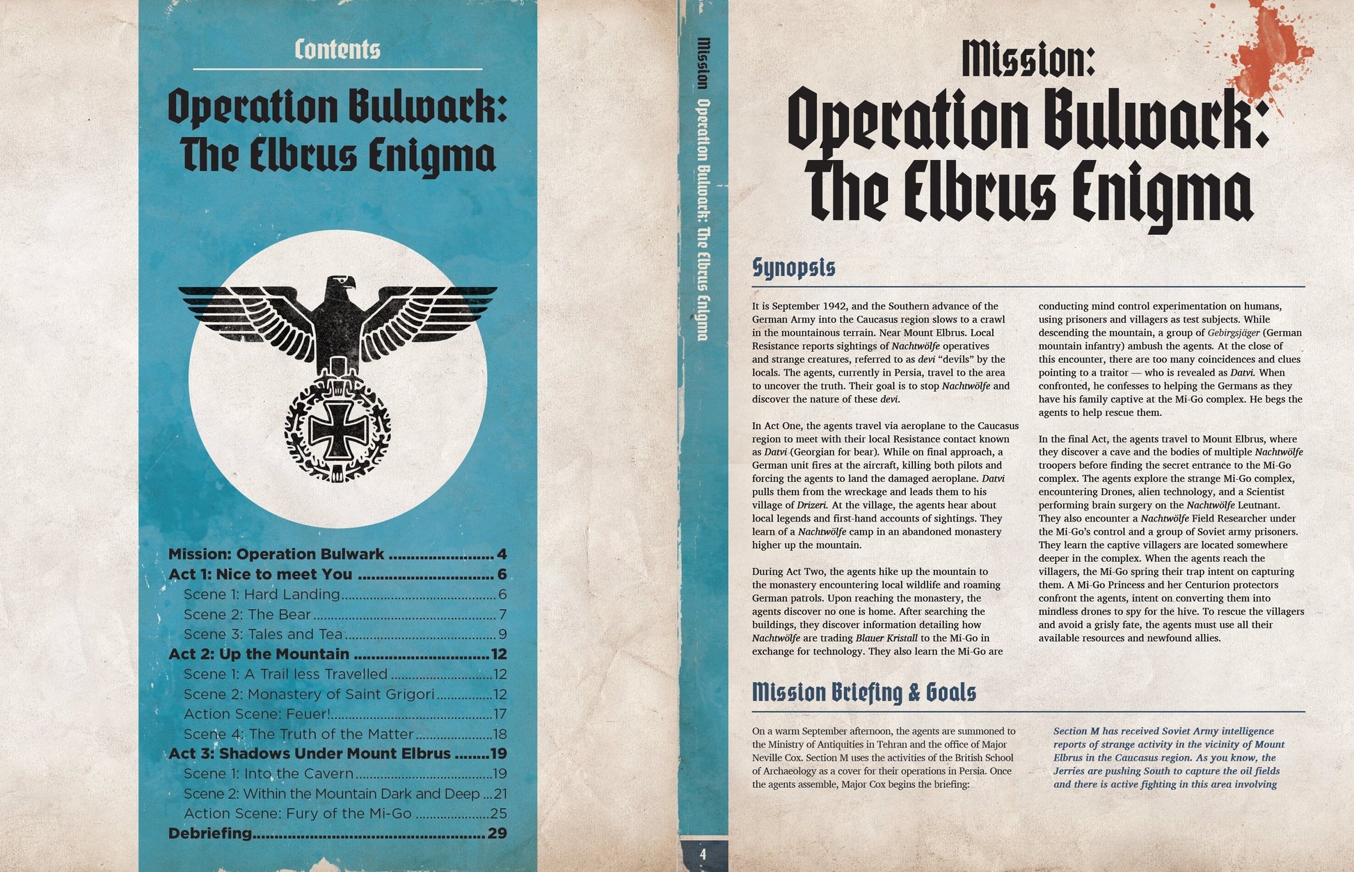 Achtung! Cthulhu 2d20: Operation Bulwark: The Elbrus Enigma (PDF) Achtung! Cthulhu 2d20 Modiphius Entertainment 