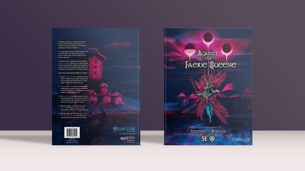 Avallen Book Trilogy - Bundle Legends of Avallen Adder Stone Games 