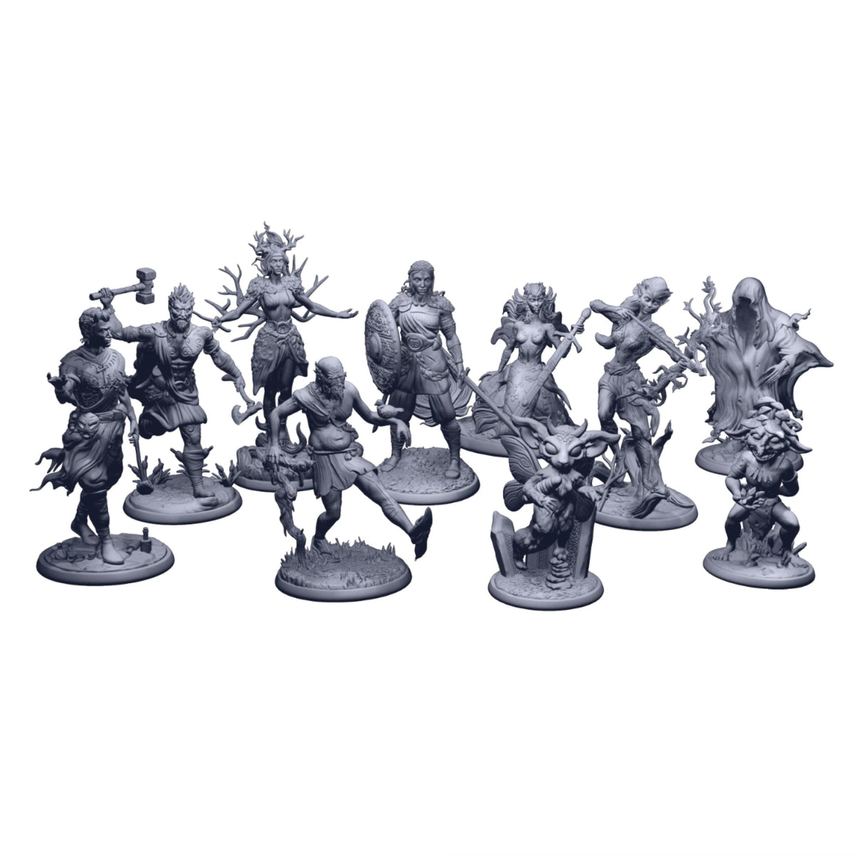 (Avallen) Faeseekers & Fae - Digital STL Collection Legends of Avallen Adder Stone Games 