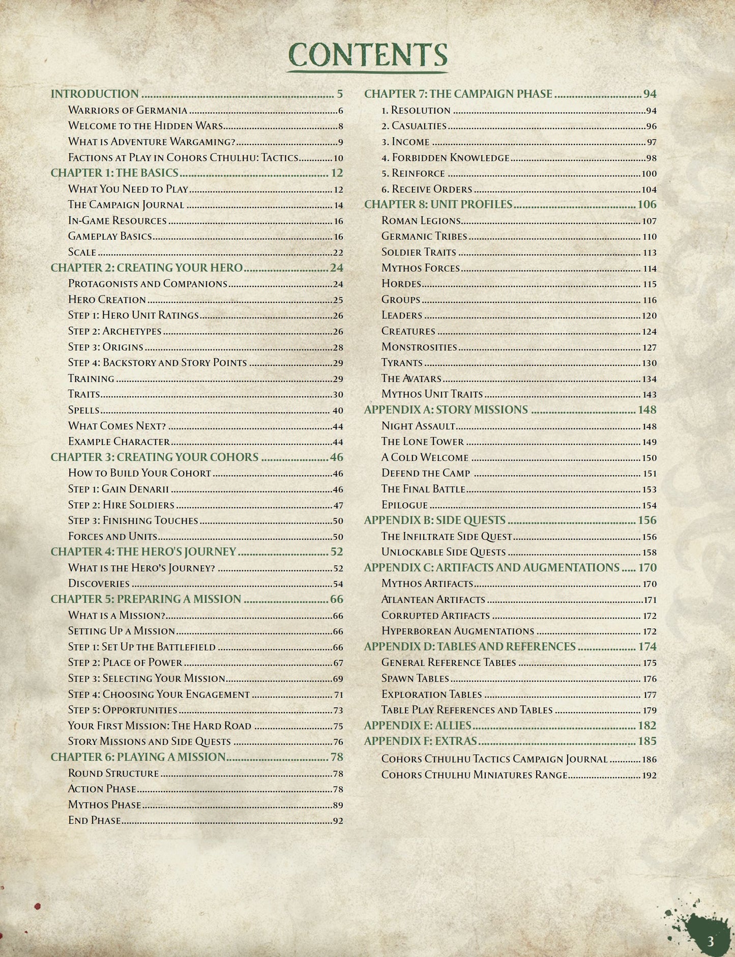 Cohors Cthulhu: Tactics Rulebook Cohors Cthulhu: Tactics Modiphius Entertainment 