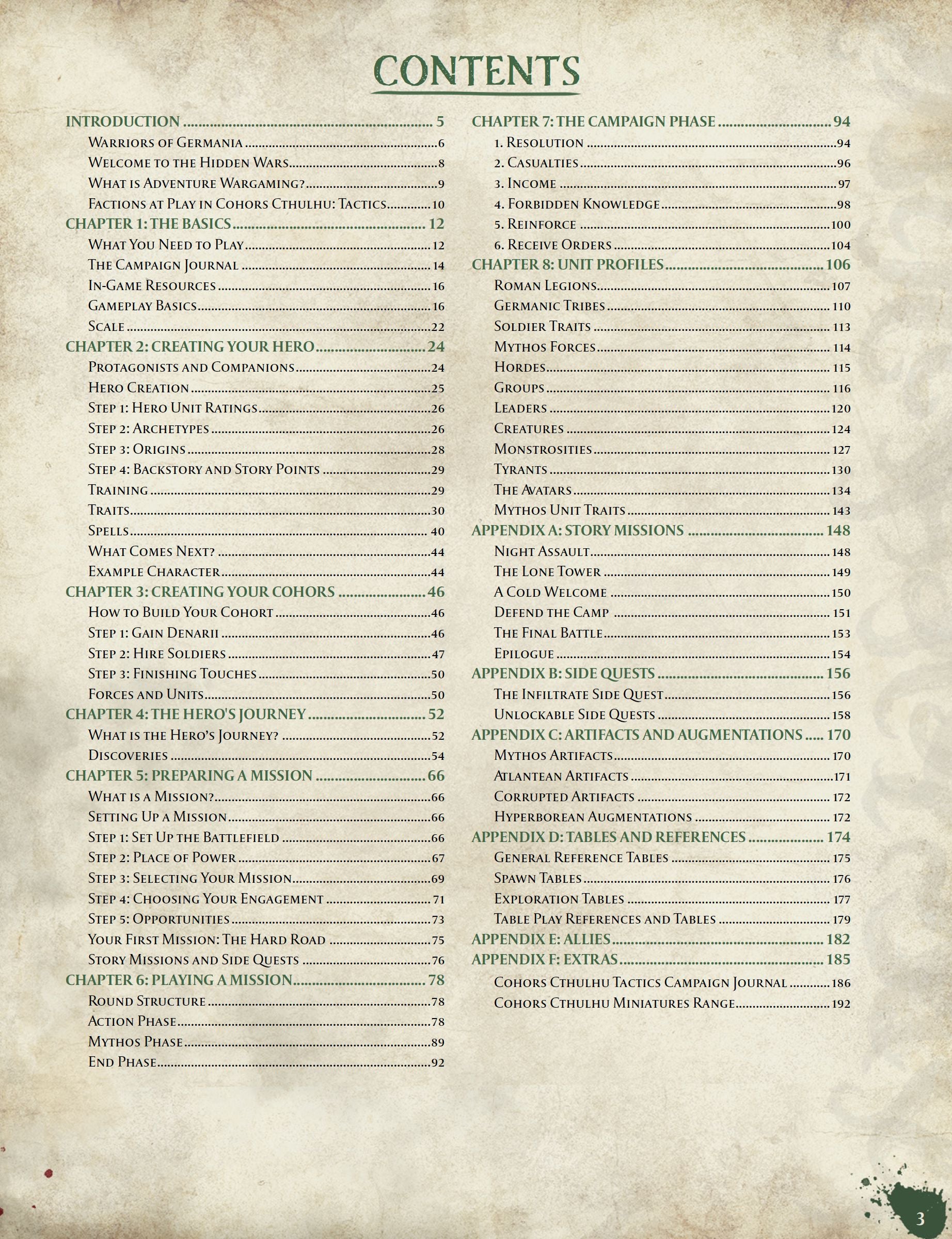Cohors Cthulhu: Tactics Rulebook Cohors Cthulhu: Tactics Modiphius Entertainment 
