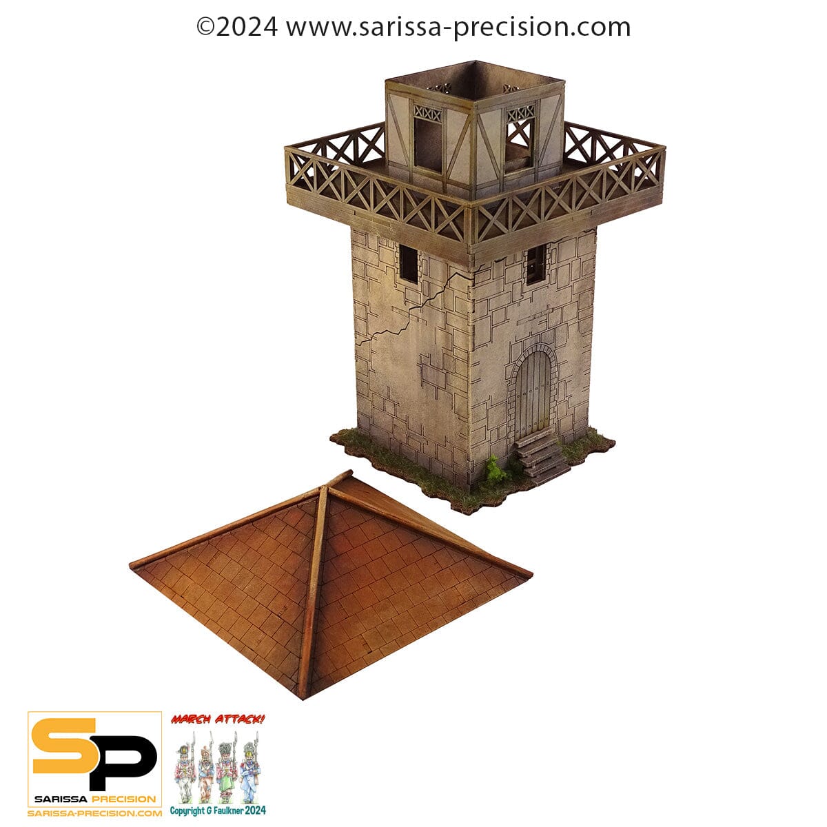 Cohors Cthulhu: Tactics Terrain - Limes Germanicus Tower Cohors Cthulhu: Tactics Modiphius Entertainment 