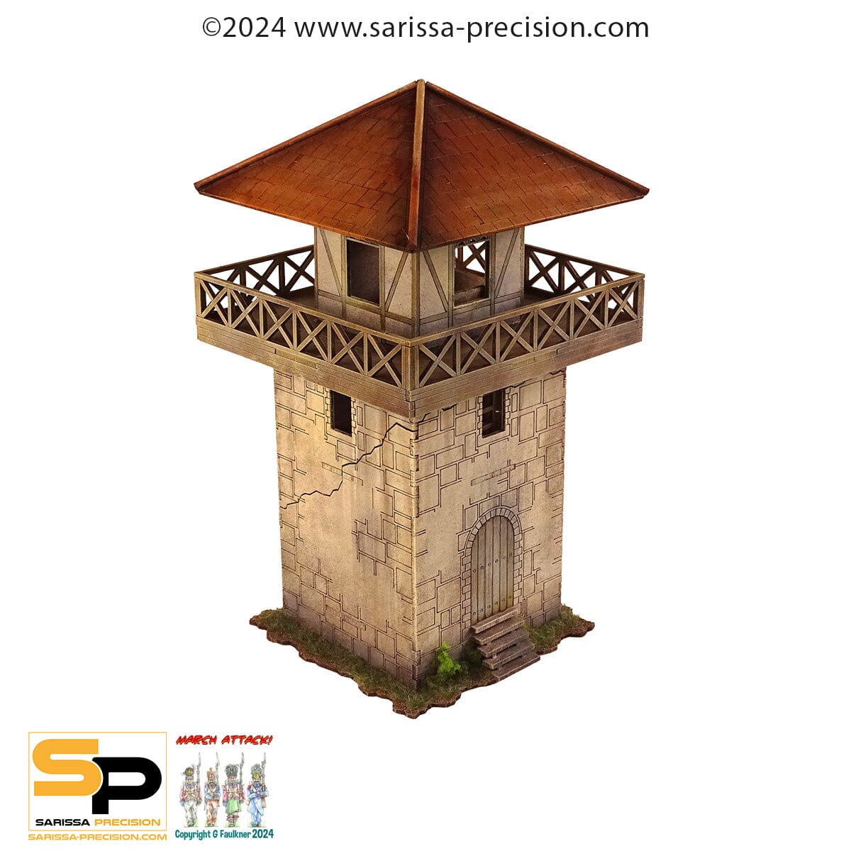 Cohors Cthulhu: Tactics Terrain - Limes Germanicus Tower Cohors Cthulhu: Tactics Modiphius Entertainment 