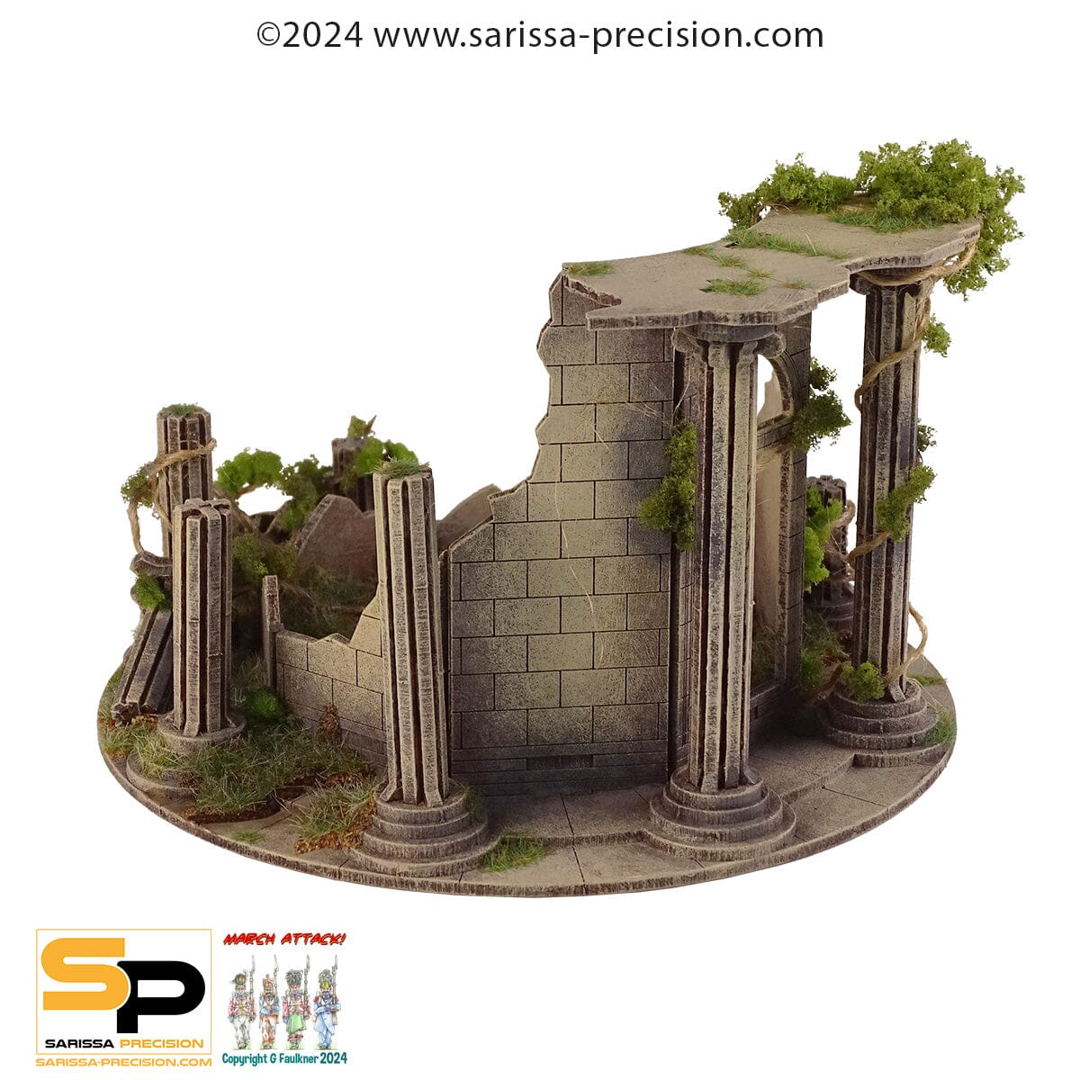 Cohors Cthulhu: Tactics Terrain - Venus of Cnidus Temple Ruin Cohors Cthulhu: Tactics Modiphius Entertainment 