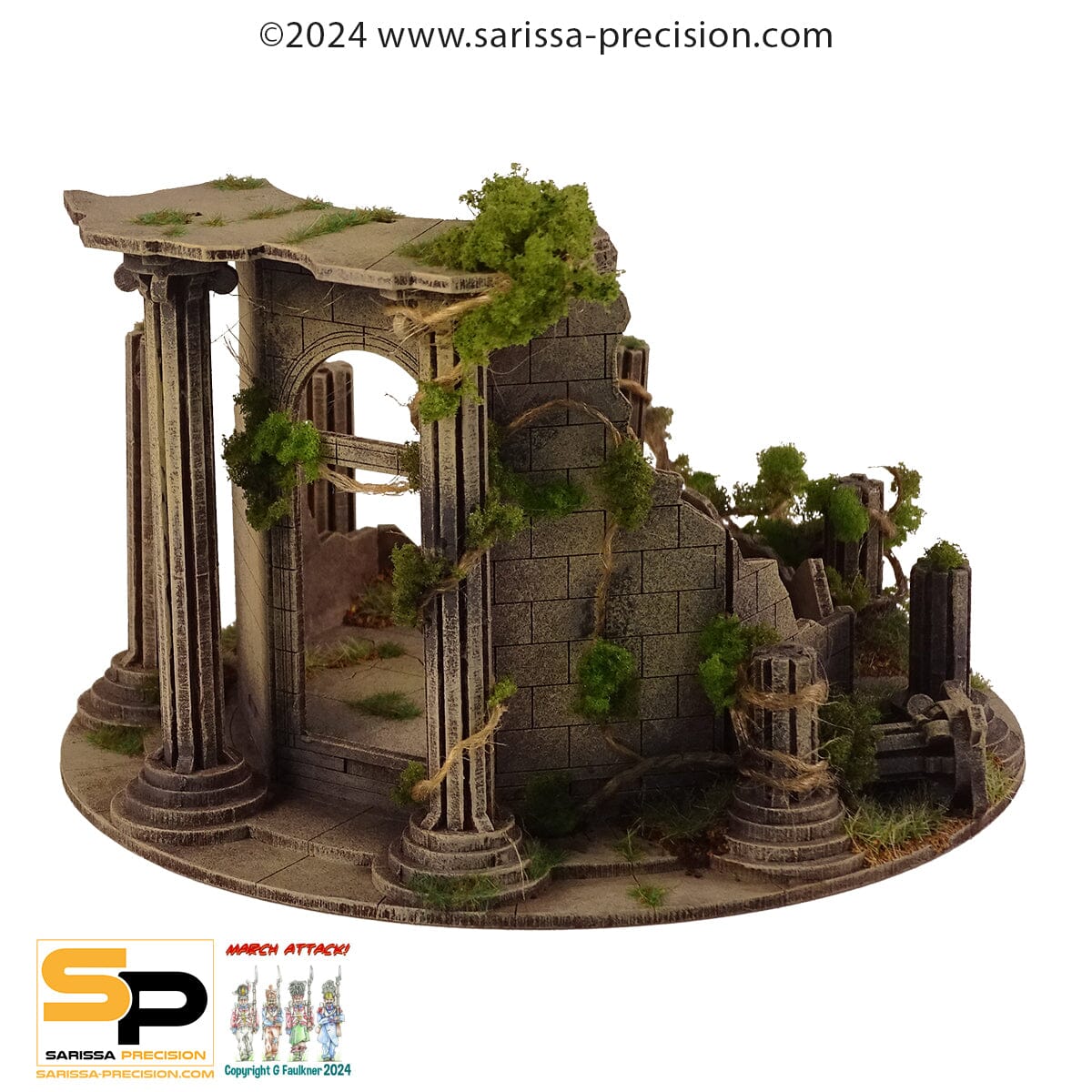 Cohors Cthulhu: Tactics Terrain - Venus of Cnidus Temple Ruin Cohors Cthulhu: Tactics Modiphius Entertainment 