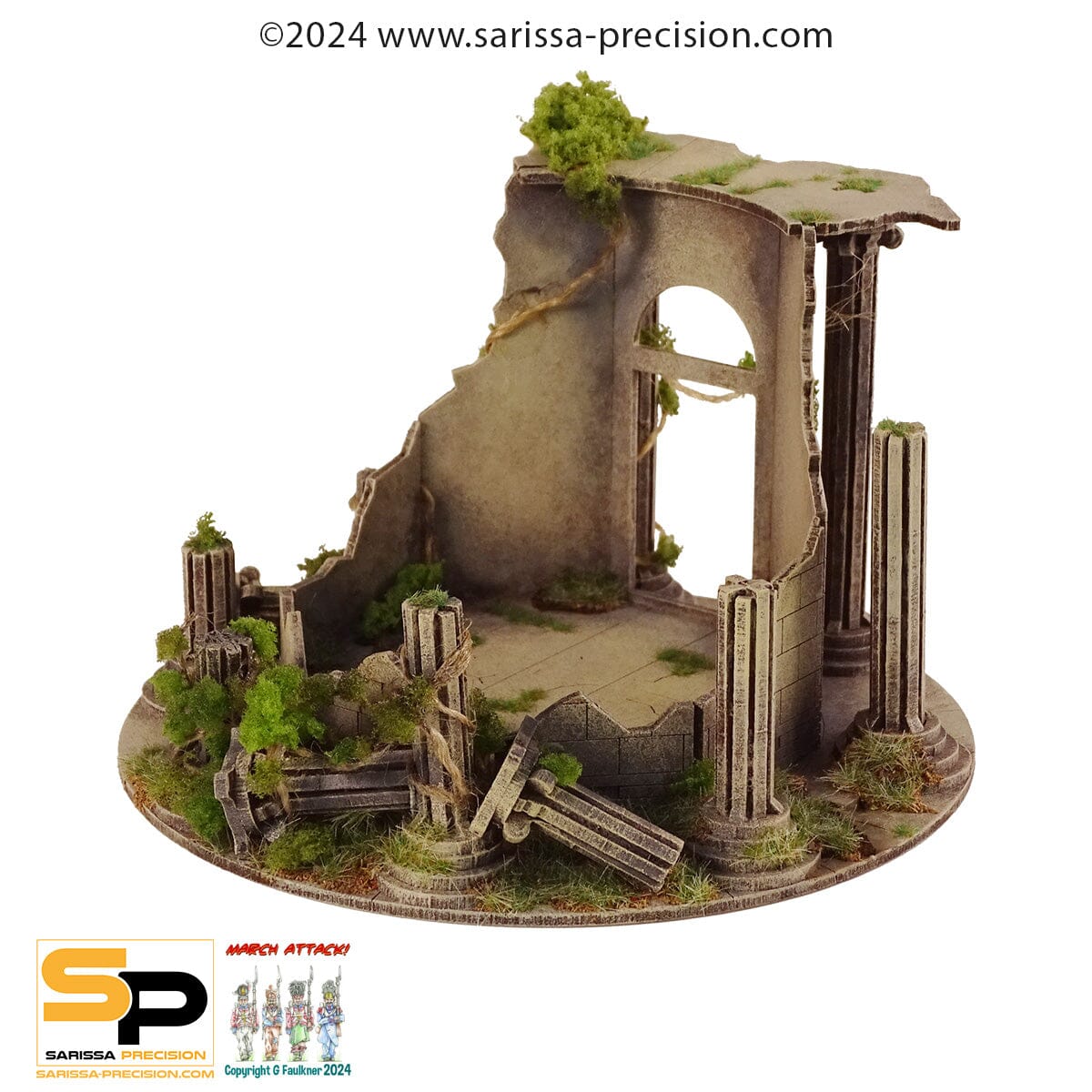 Cohors Cthulhu: Tactics Terrain - Venus of Cnidus Temple Ruin Cohors Cthulhu: Tactics Modiphius Entertainment 