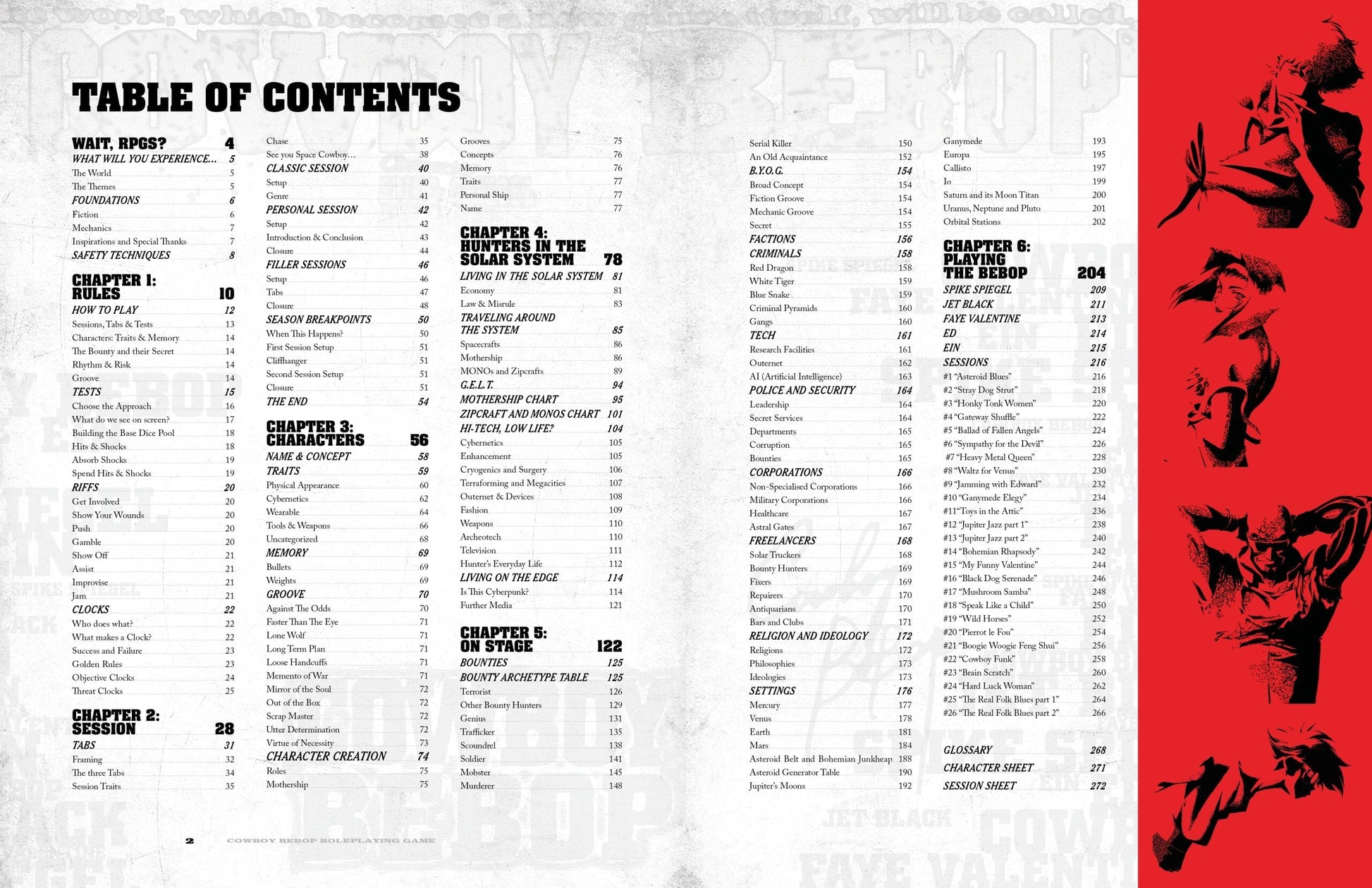 Cowboy Bebop - Corebook Cowboy Bebop Mana Project Studio 