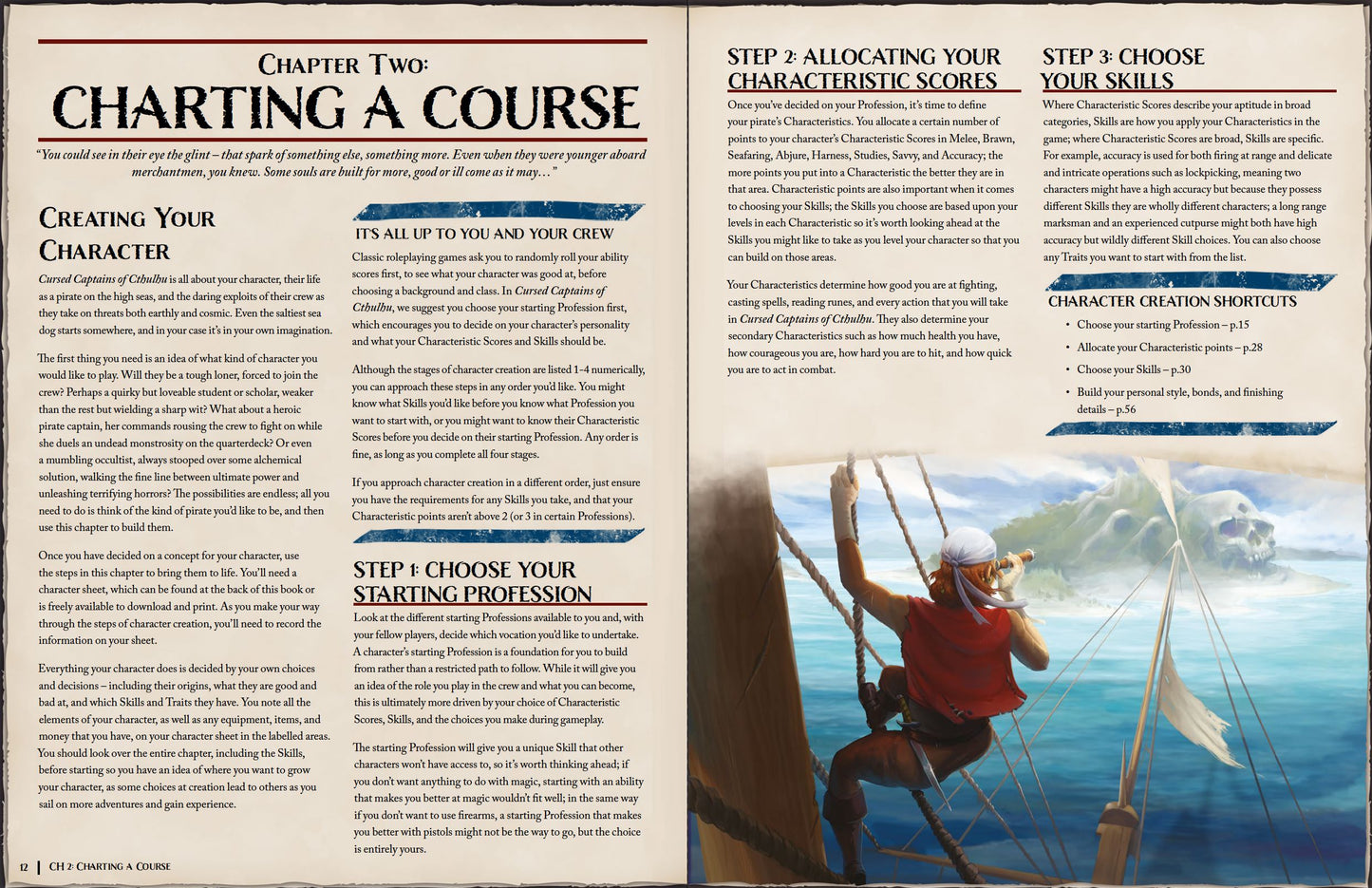 Cursed Captains of Cthulhu - Core Rulebook [PDF] Cursed Captains of Cthulhu Black Cat Gaming 