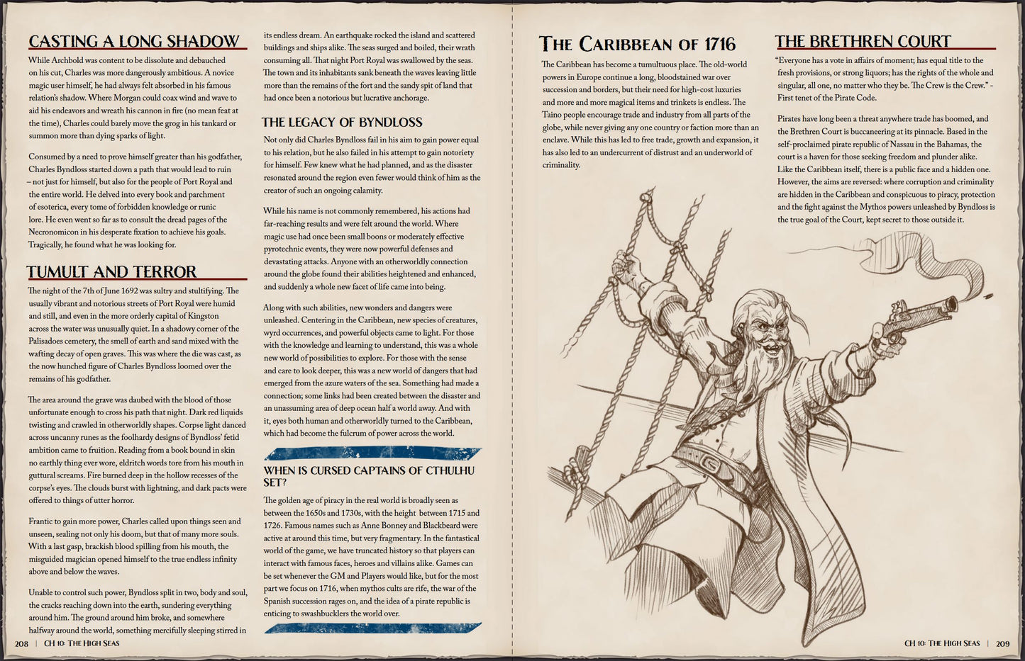Cursed Captains of Cthulhu - Core Rulebook [PDF] Cursed Captains of Cthulhu Black Cat Gaming 