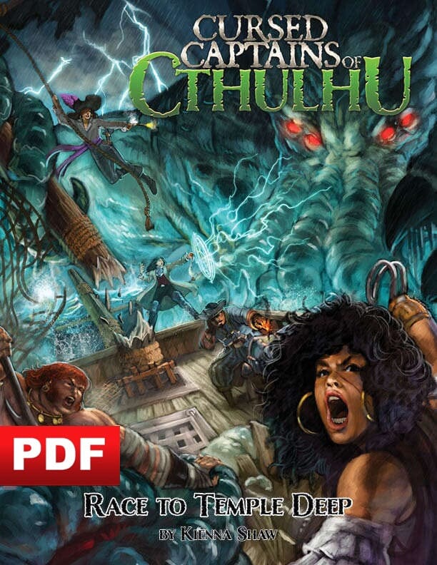Cursed Captains of Cthulhu - Voyage Booklet 1: Race to Temple Deep [PDF] Cursed Captains of Cthulhu Black Cat Gaming 