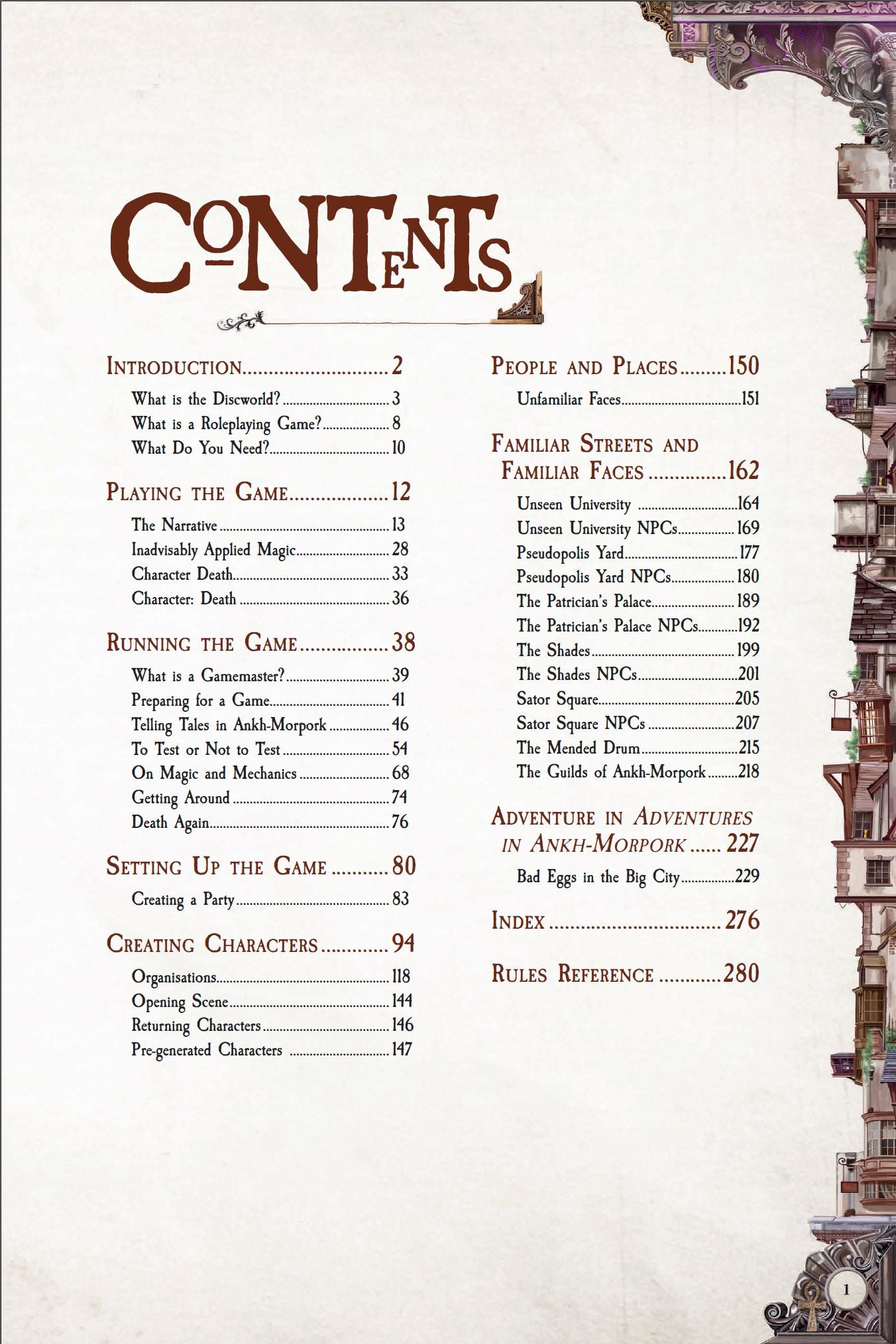 Discworld - Adventures in Ankh-Morpork - Digest Edition Core Rulebook Discworld Modiphius Entertainment 