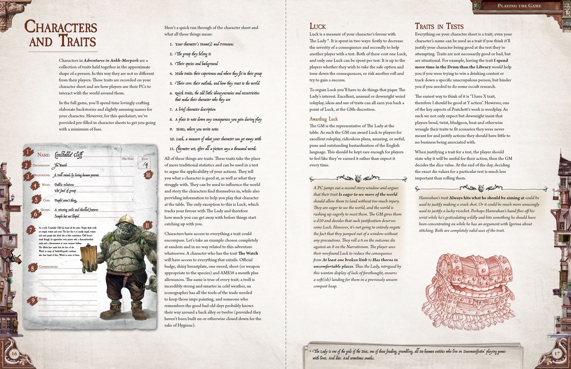 Discworld Quickstart Guide PDF Discworld Modiphius Entertainment 