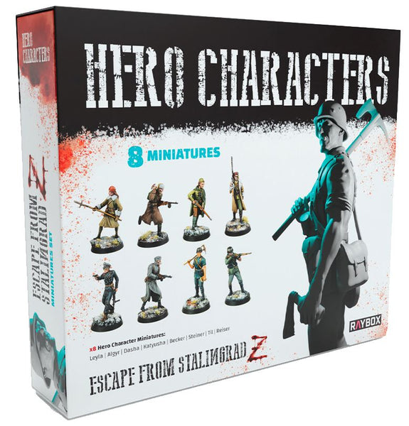 Escape from Stalingrad Z - Hero Characters Miniatures Set