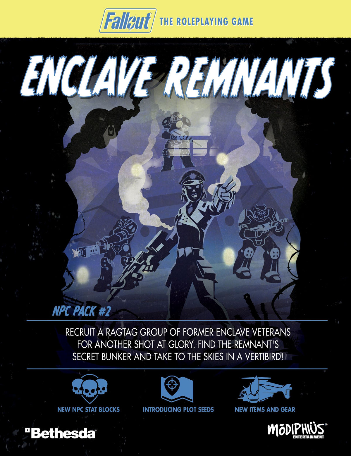 Enclave Net Fallout 2d20: NPC Pack 2 - Enclave Remnants (PDF) – Modiphius Entertainment