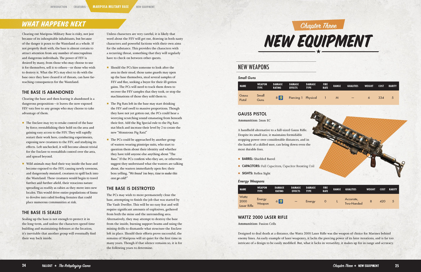 Fallout 2d20: NPC Pack 4 - Mariposa Military Base (PDF) Fallout RPG Modiphius Entertainment 