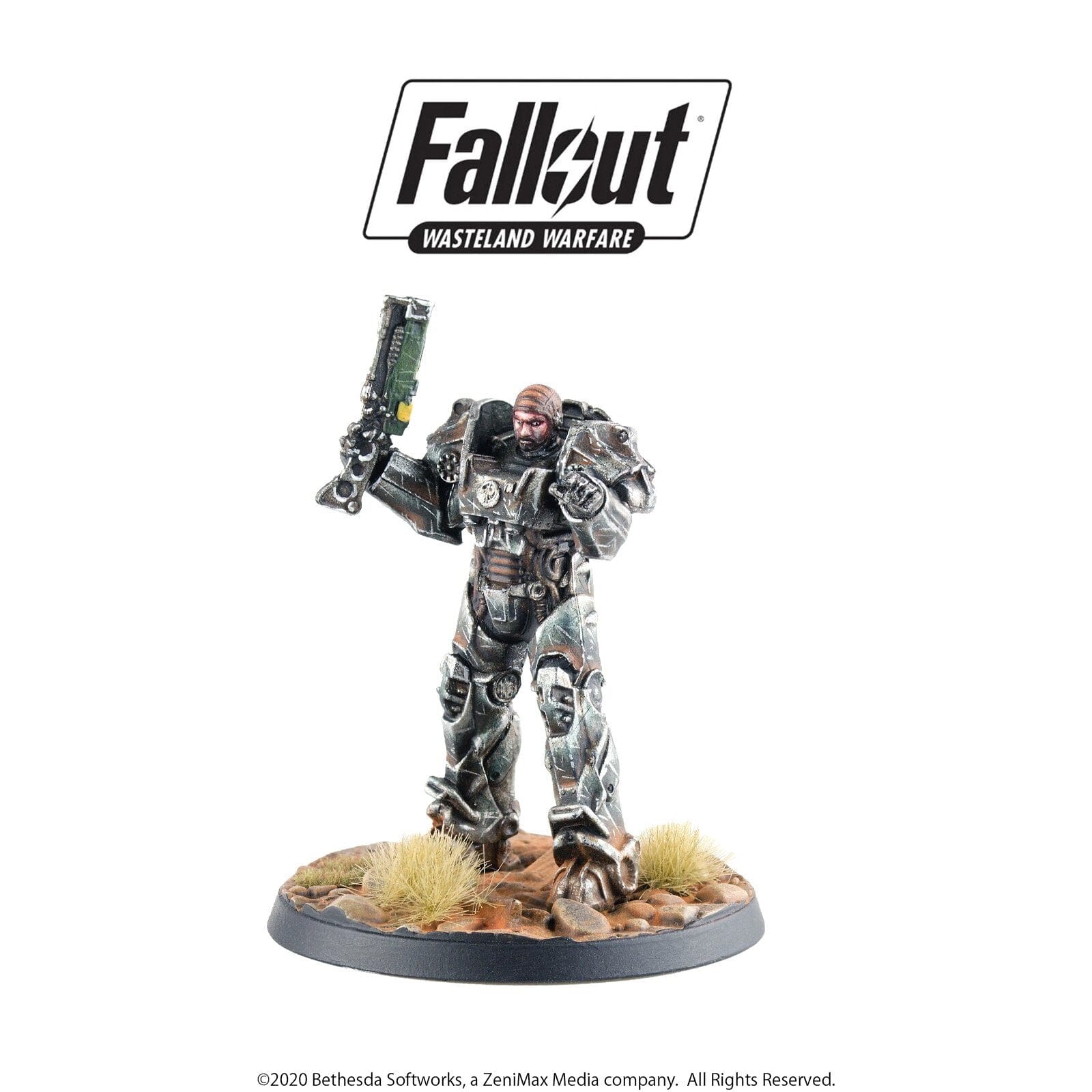 Fallout Brotherhood of Steel: Knight-Captain Cade and Paladin Danse Fallout: Wasteland Warfare Modiphius Entertainment 