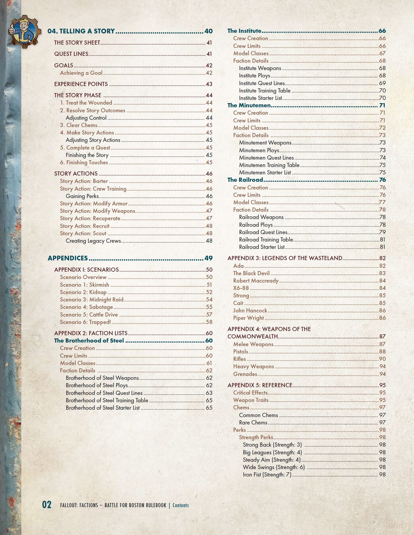 Fallout: Factions - Battle for Boston Rulebook (PDF) Fallout: Factions Modiphius Entertainment 