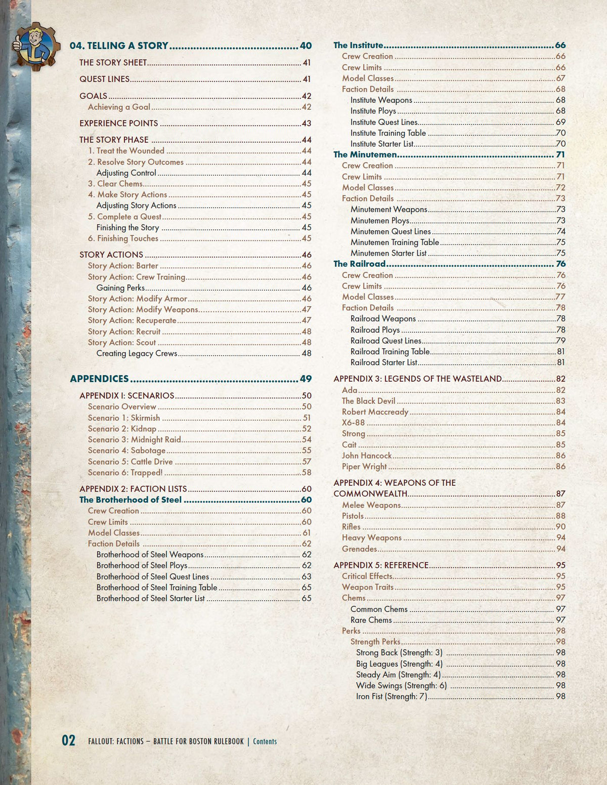 Fallout: Factions - Battle for Boston Rulebook (PDF) Fallout: Factions Modiphius Entertainment 
