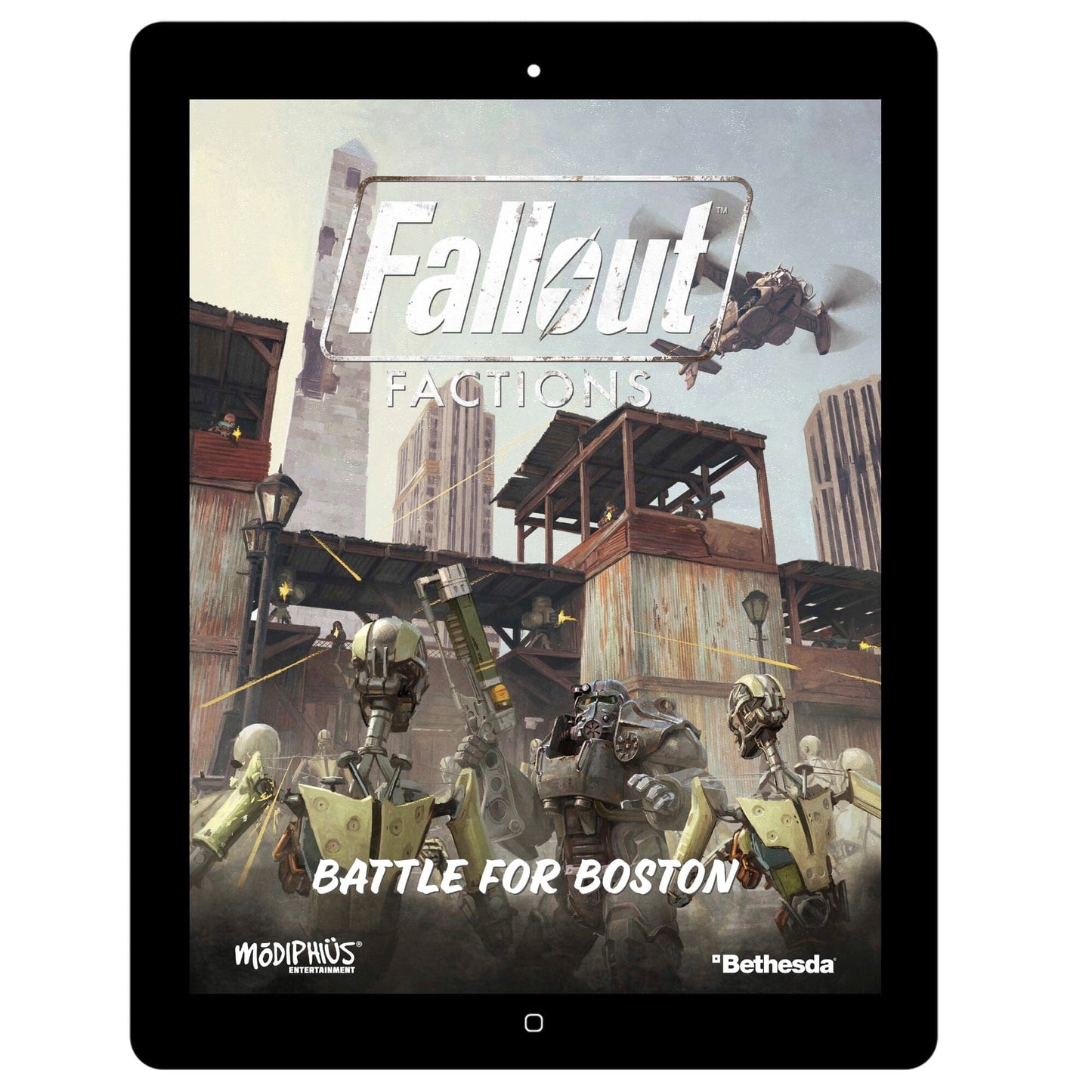Fallout: Factions - Battle for Boston Rulebook (PDF) Fallout: Factions Modiphius Entertainment 