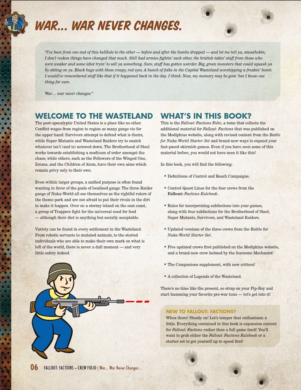 Fallout: Factions - Crew Folio Fallout: Factions Modiphius Entertainment 