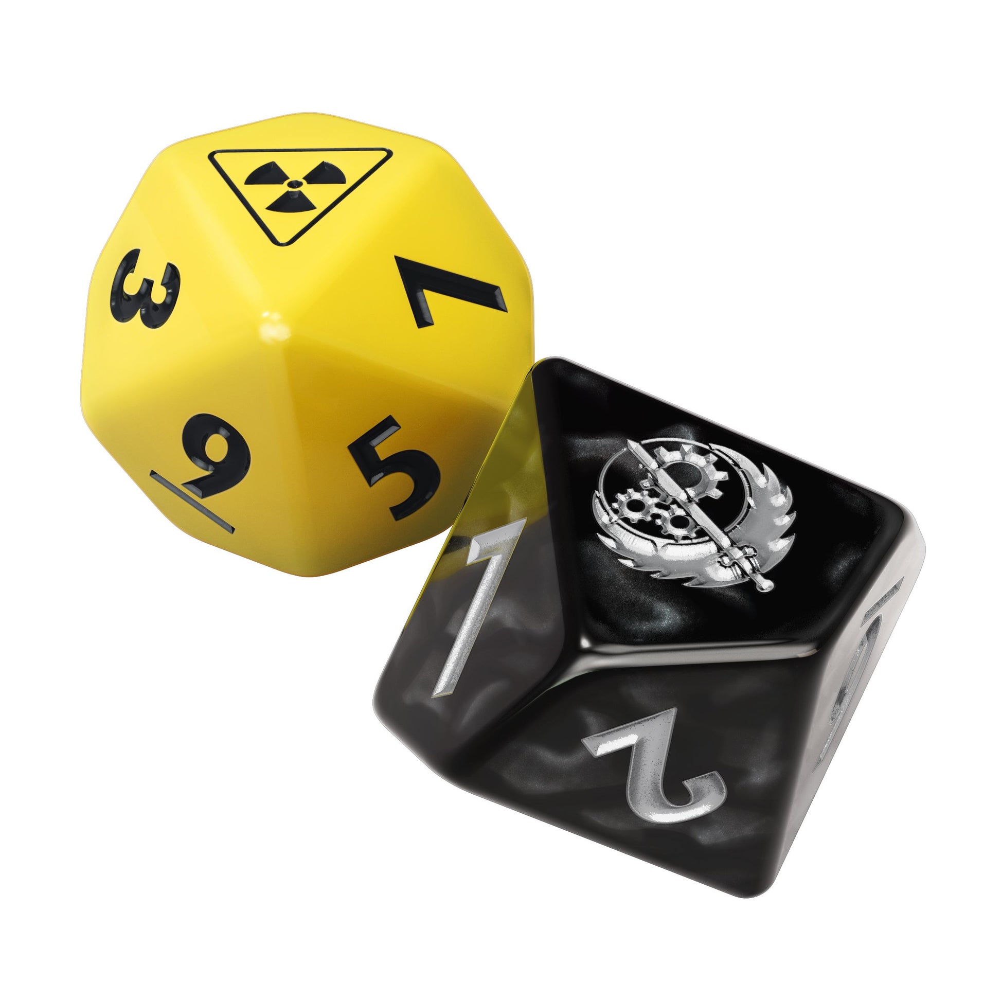 Fallout: Factions - Dice Set: Brotherhood of Steel Fallout: Miniatures Modiphius Entertainment 