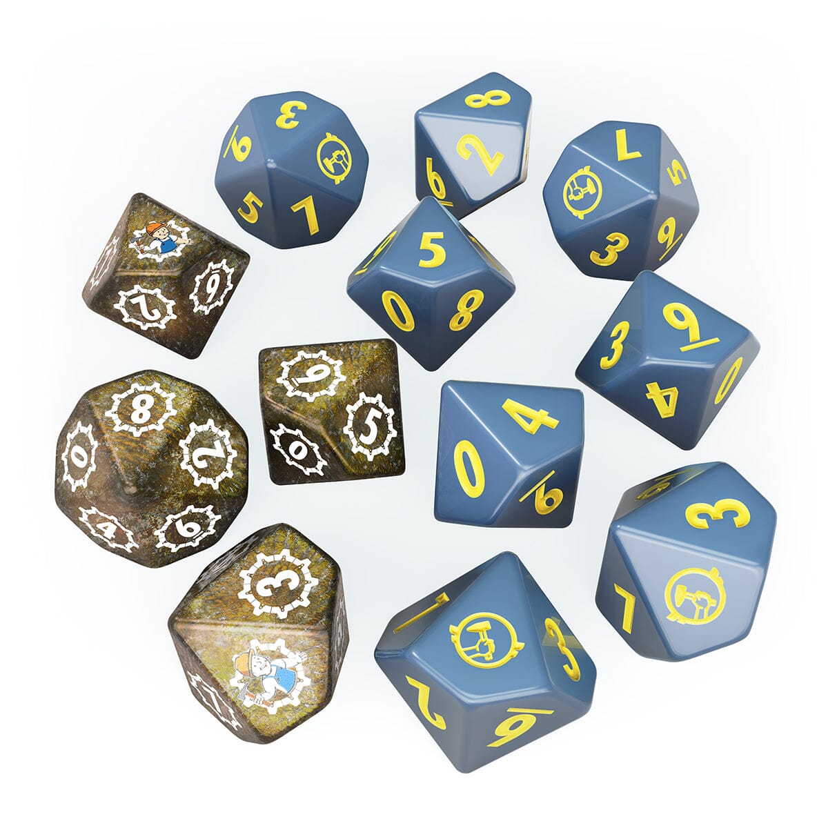 Fallout Combat Dice Modiphius Fallout: Factions - Dice Set: Wasteland Survivors – Modiphius Entertainment