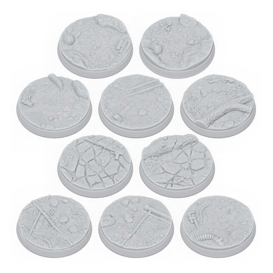 Fallout: Miniatures - 30mm Wasteland Scenic Bases Fallout: Miniatures Modiphius Entertainment 