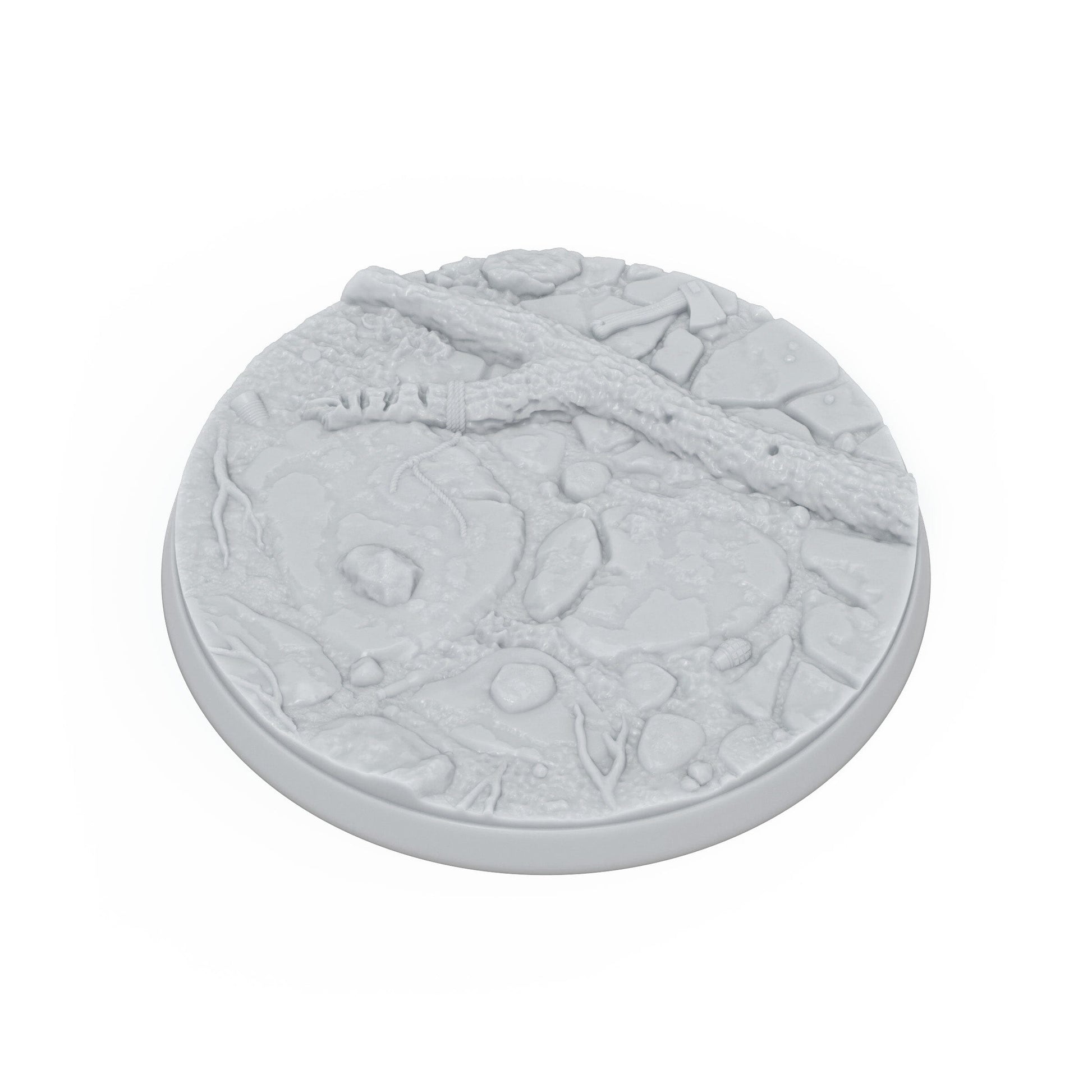 Fallout: Miniatures - 50mm Wasteland Scenic Bases Fallout: Miniatures Modiphius Entertainment 