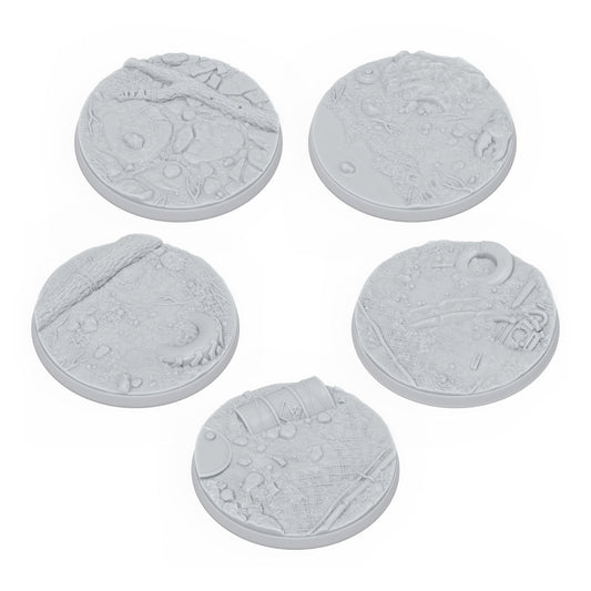 Fallout: Miniatures - 50mm Wasteland Scenic Bases Fallout: Miniatures Modiphius Entertainment 