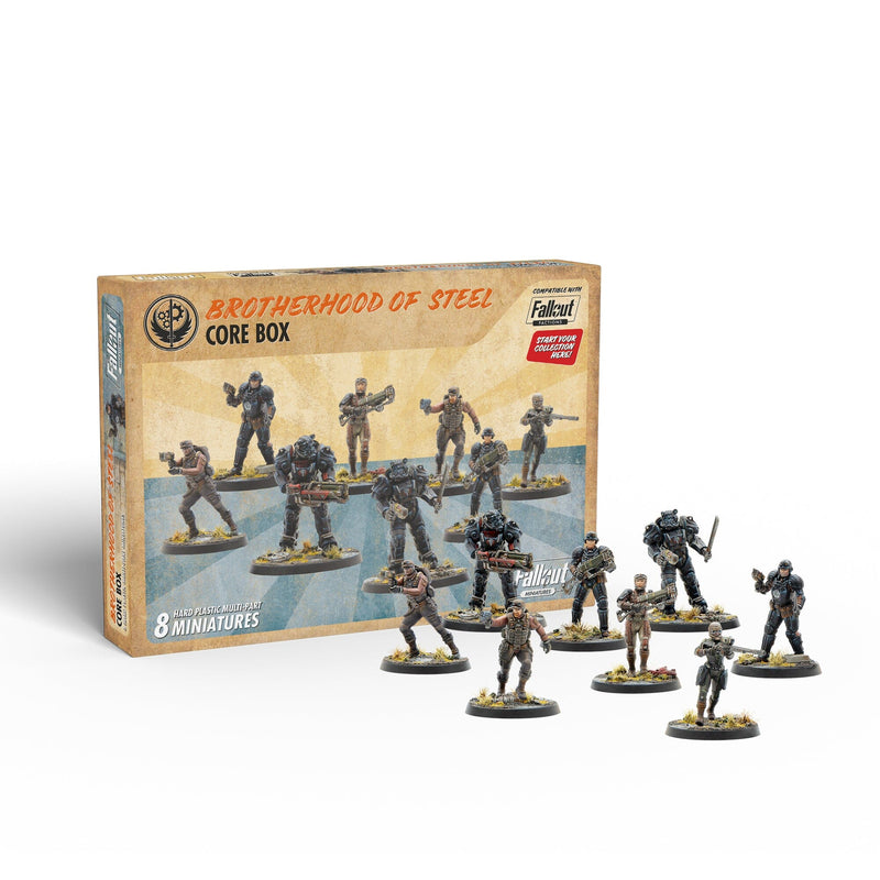 Fallout: Miniatures - Brotherhood of Steel Core Set (Plastic) Fallout: Miniatures Modiphius Entertainment 