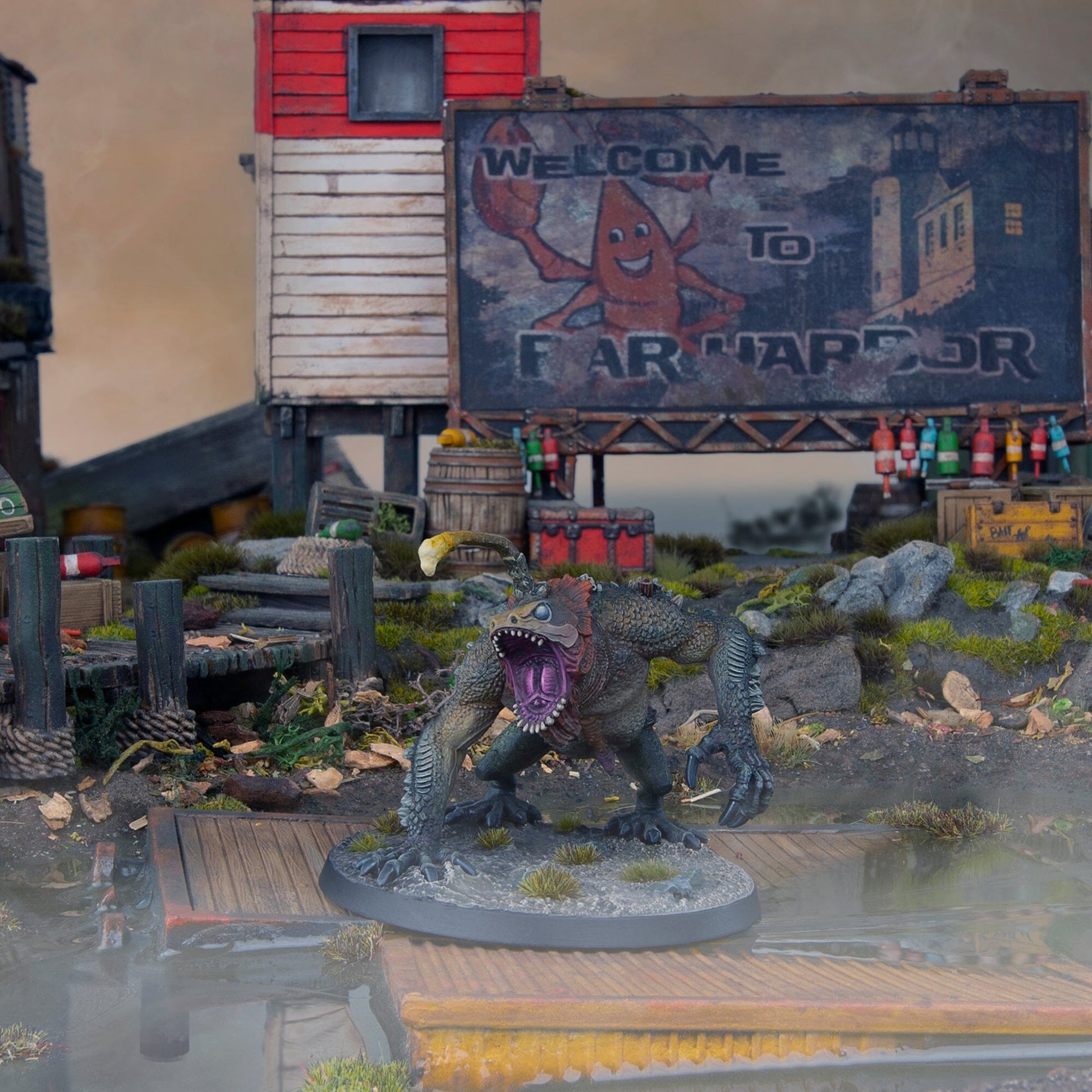 Fallout: Miniatures - Creatures - Angler Fallout: Miniatures Modiphius Entertainment 