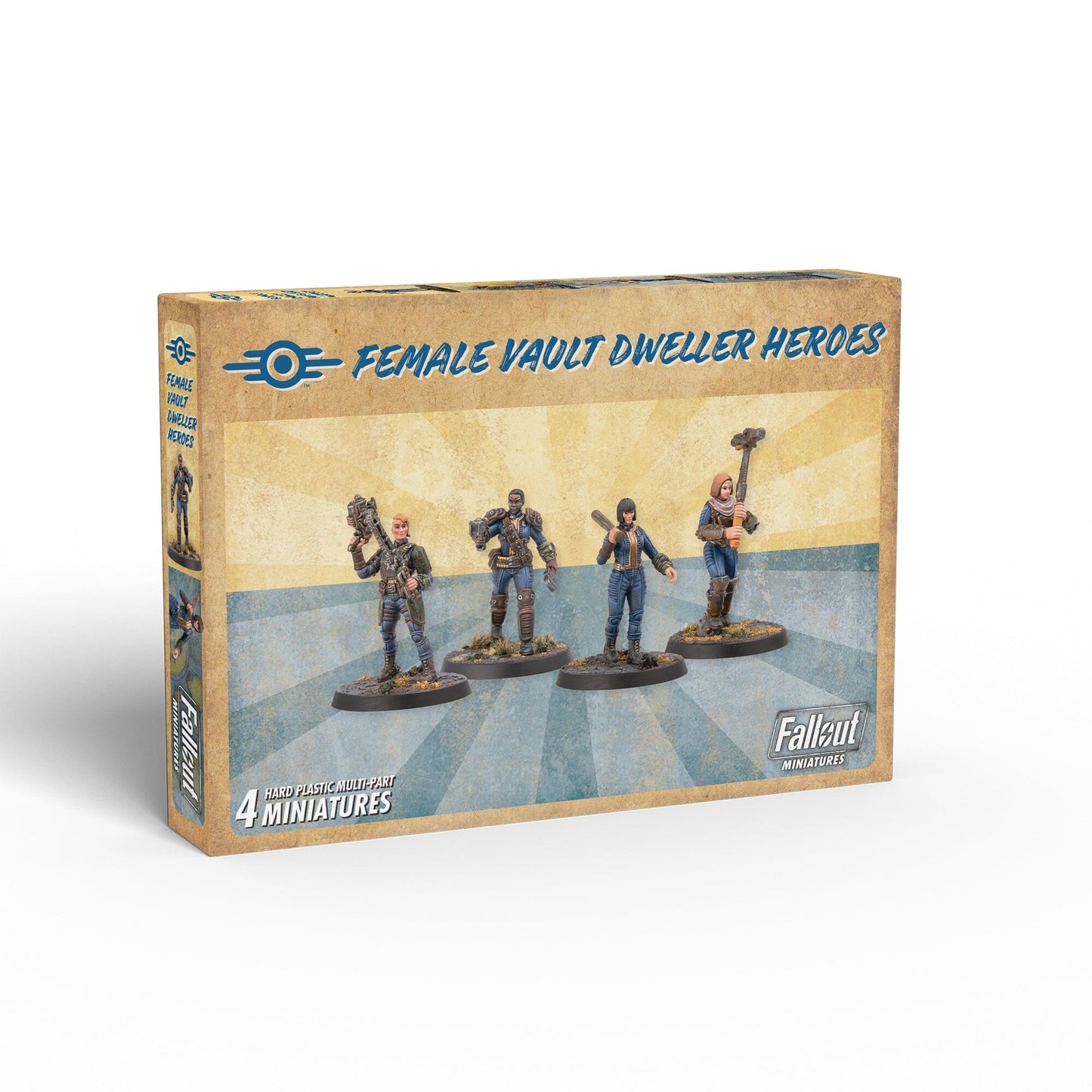 Fallout: Miniatures - Female Hero Vault Dwellers (Plastic) Fallout: Miniatures Modiphius Entertainment 