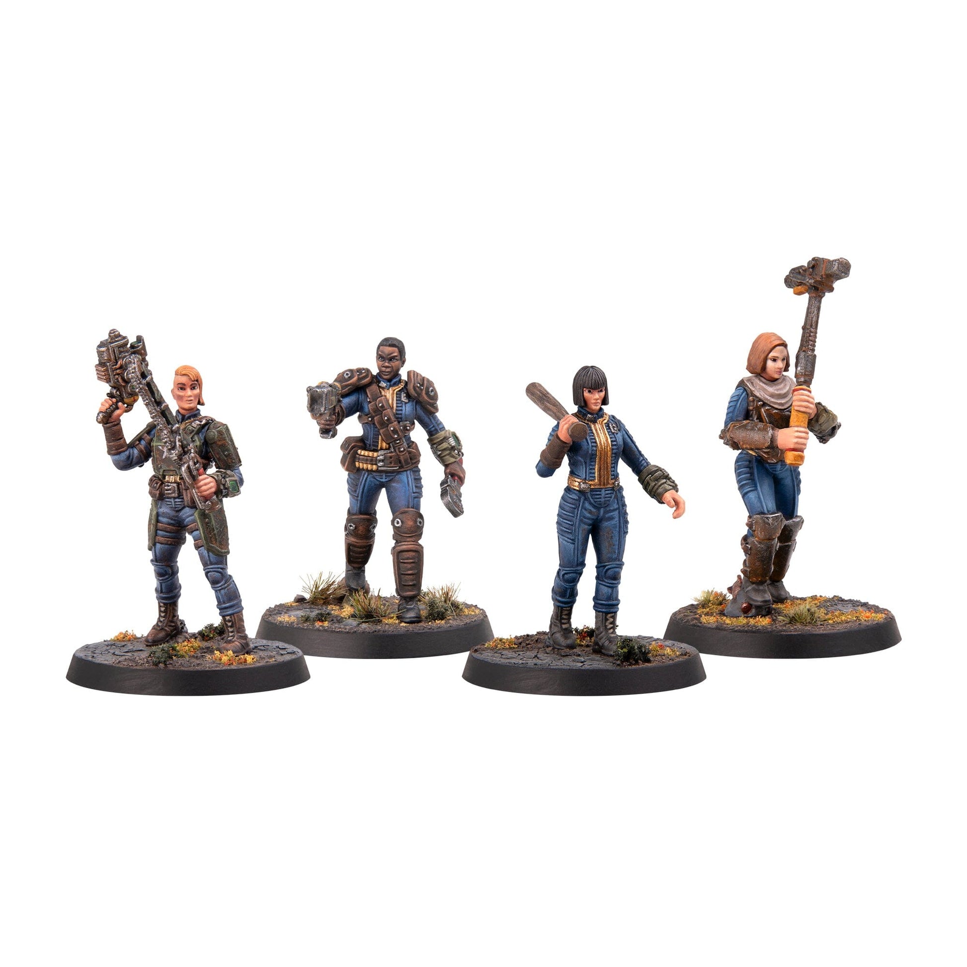 Fallout: Miniatures - Female Hero Vault Dwellers (Plastic) Fallout: Miniatures Modiphius Entertainment 