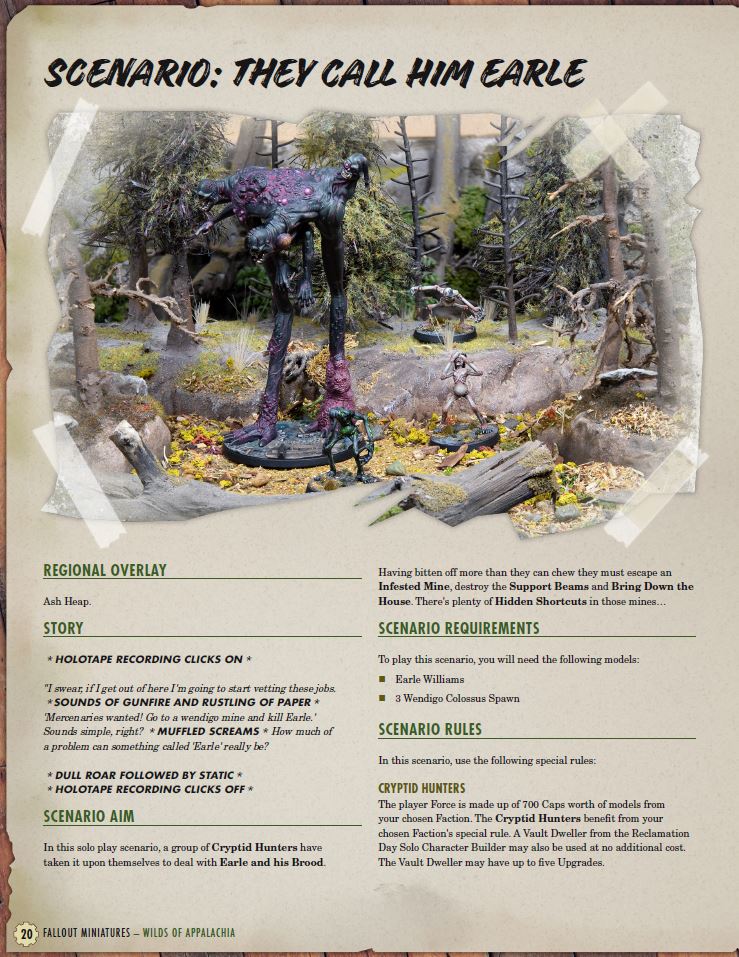 Fallout: Miniatures - Hungry Hills! Rules Packet (FREE PDF) Fallout: Miniatures Modiphius Entertainment 