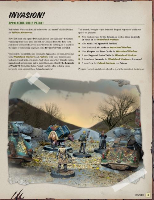 Fallout: Miniatures - Invasion! Rules Packet (FREE PDF) Fallout: Miniatures Modiphius Entertainment 