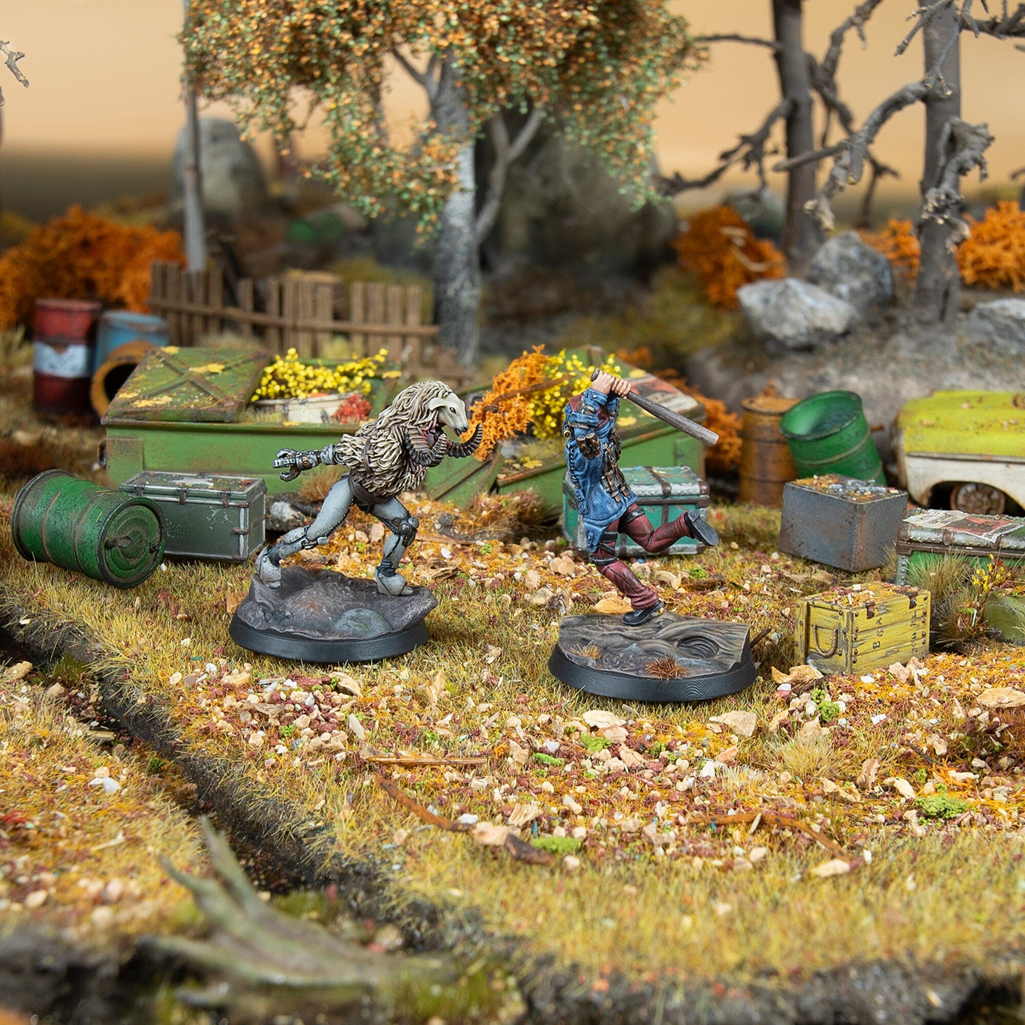 Fallout Miniatures Tank Fallout: Miniatures - Pylon Ambush Scenic Set β Modiphius Entertainment