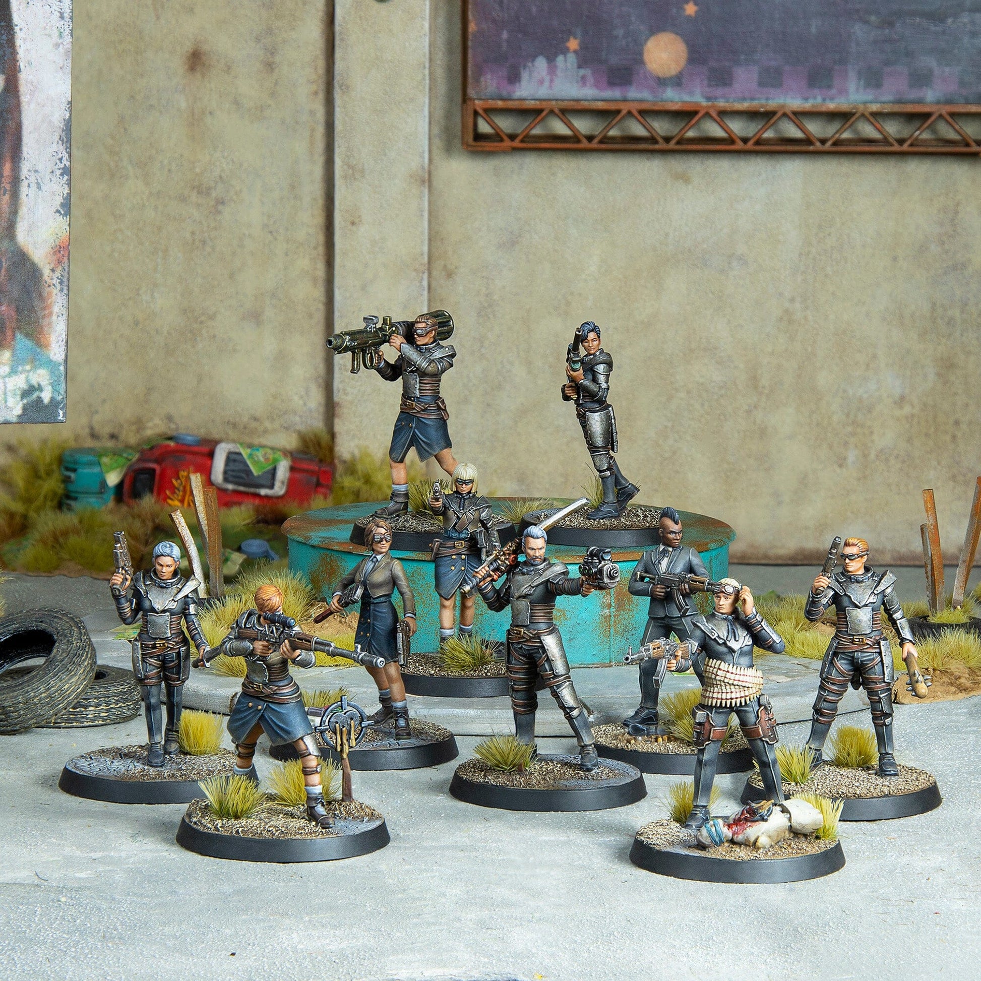 Fallout: Miniatures - Raiders: The Operators Fallout: Miniatures Modiphius Entertainment 